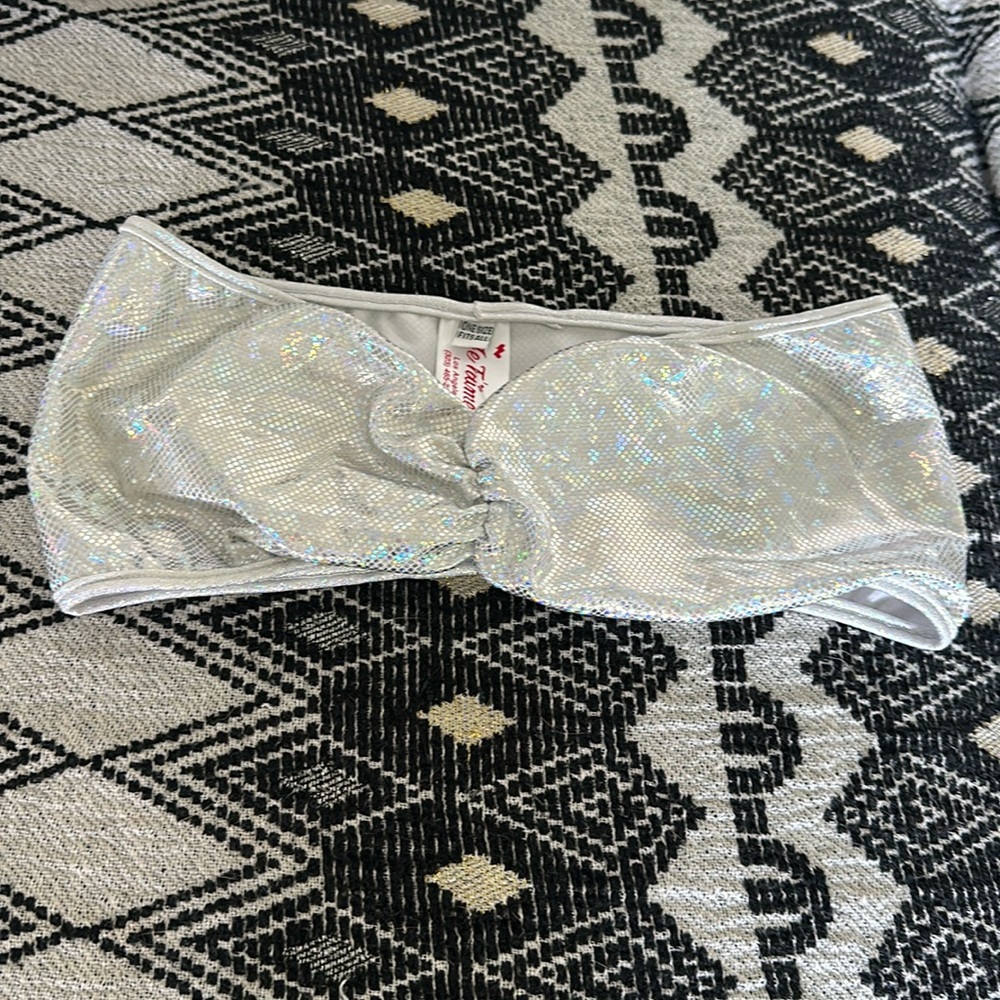 je taime silver iridescent bandeau